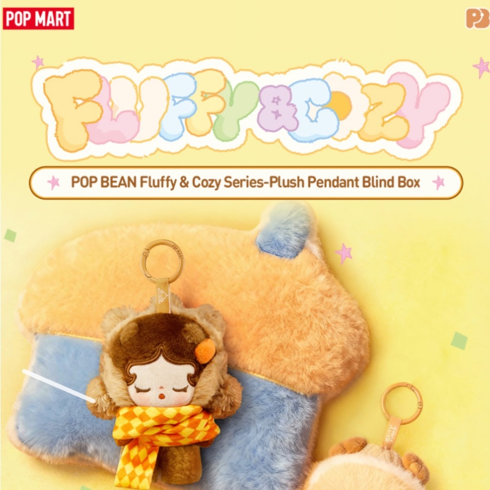 Molly y & Cozy Plush Keychain Pop Mart Plush Pendant w Box - Picture 8 of 9